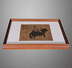 惠山书画装裱配框服务案例